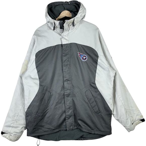 Vintage Reebok Tennessee Titans Mini Logo Full Zip NFL Jacket XXL - Picture 1 of 7